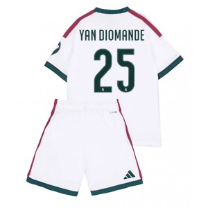 Real Madrid Yan Diomande #25 Jalkapallovaatteet Lasten Kotipeliasu 2026-27 Lyhythihainen (+ Lyhyet housut)